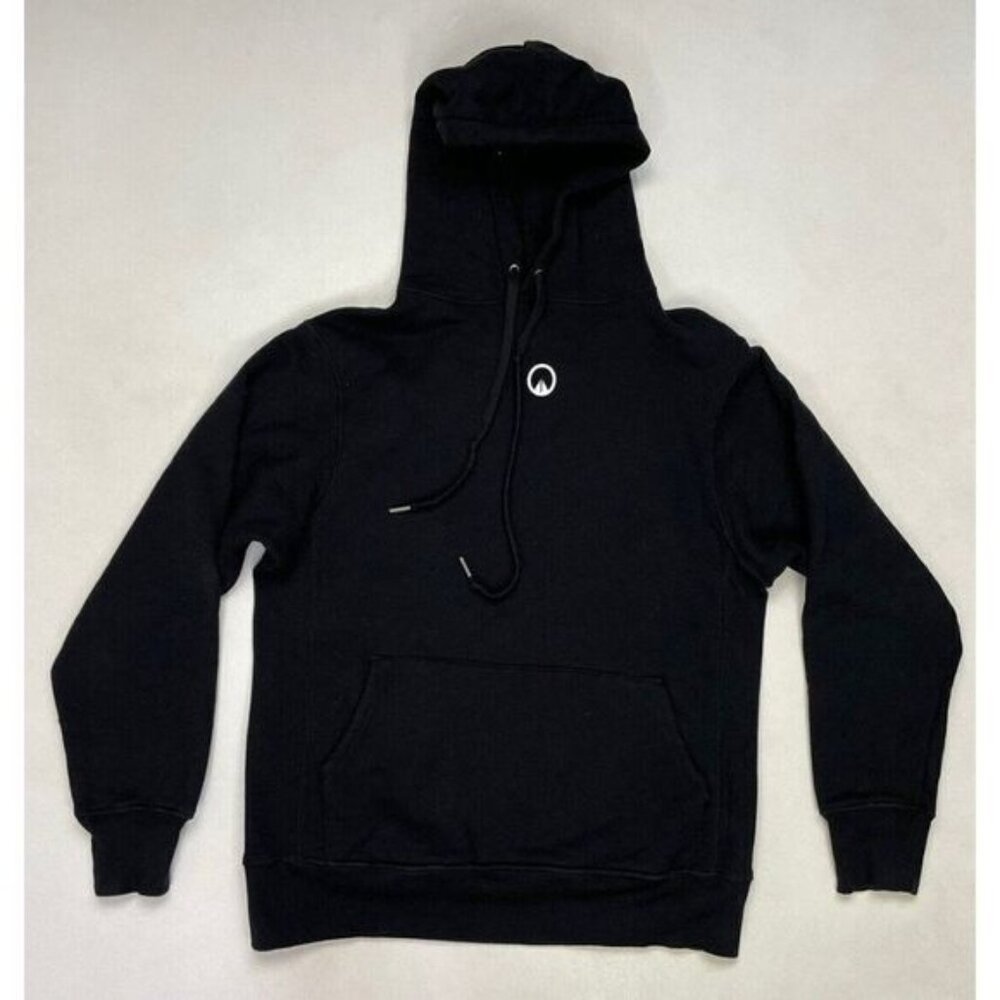 UNKNWN Core Emblem Pullover Hoodie Men Small Black